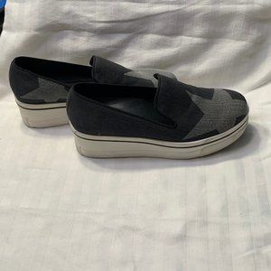 Stella McCartney Grey Star Print Slip-Ons